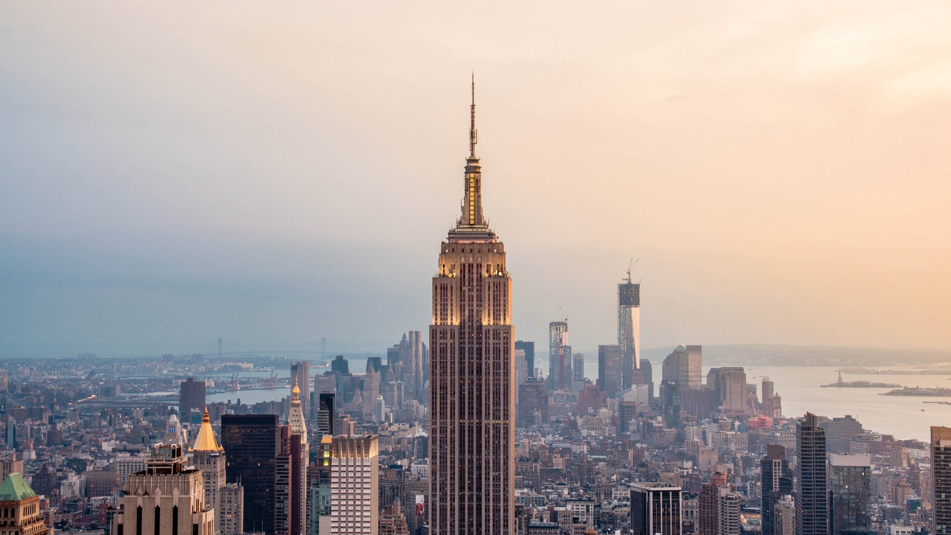 View of Manhattan and the Empire Stat Building